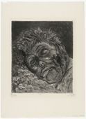 Otto Dix. Dead Man (St. Cl&eacute;ment) [Toter (St. Cl&eacute;ment)] from The War (Der Krieg). (1924)
