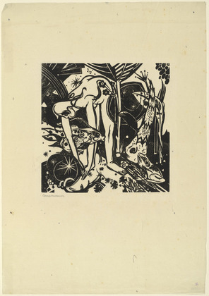 Heinrich Campendonk. The Fairytale (Das M&auml;rchen). (1916)