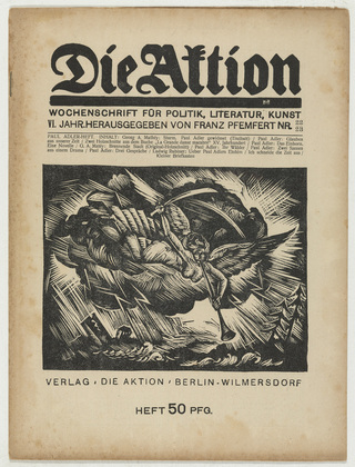 Georg Alexander Math&eacute;y. Die Aktion, vol. 6, no. 22/23. June 3, 1916