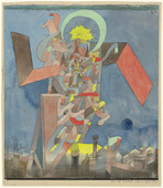 Paul Klee. Demon above the Ships (D&auml;mon &uuml;ber den Schiffen). 1916