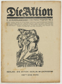 Conrad Felixm&uuml;ller, A. Krapp. Die Aktion, vol. 9, no. 26/27. July 5, 1919