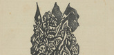 Herbert Anger, Conrad Felixm&uuml;ller, A. Krapp. Die Aktion, vol. 9, no. 28. July 12, 1919