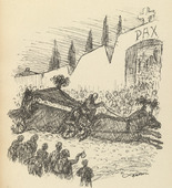 Alfred Kubin. The Quick Funeral (Das schnelle Begr&auml;bnis) from Ein neuer Totentanz (A New Dance of Death). 1947 (reproduced drawing executed 1938)