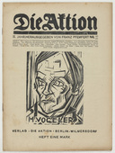 Willi Tegtmeier, Franz Schulze, Conrad Felixm&uuml;ller, Karl Jacob Hirsch. Die Aktion, vol. 9, no. 43/44. November 1, 1919