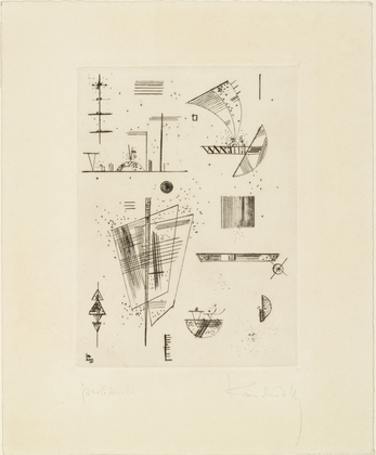 Vasily Kandinsky. First Etching for &Eacute;ditions "Cahiers d'Art" (Erste Radierung f&uuml;r die &Eacute;ditions "Cahiers d'Art"). 1930