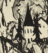 Erich Heckel. T&uuml;bingen. 1920