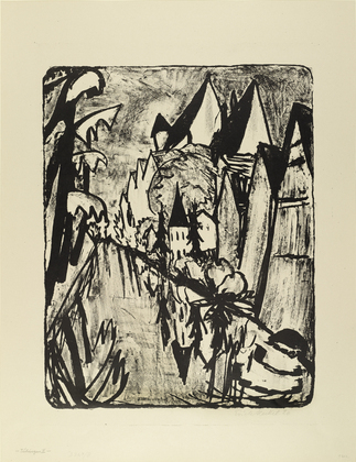 Erich Heckel. T&uuml;bingen. 1920
