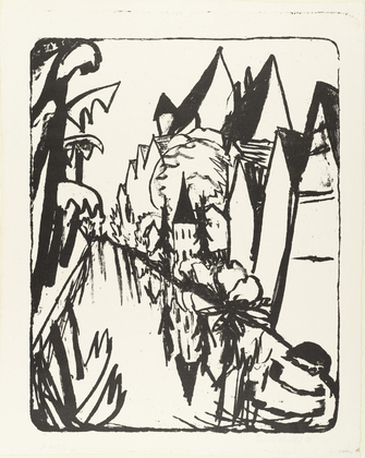 Erich Heckel. T&uuml;bingen. 1920