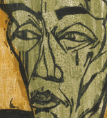 Erich Heckel. Portrait of a Man (M&auml;nnerbildnis). (1919)