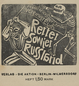 Conrad Felixm&uuml;ller, Georg Arndt. Die Aktion, vol. 10, no. 21/22. May 29, 1920