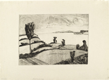 Erich Heckel. Fjord Landscape (F&ouml;rdelandschaft). 1924