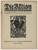 Rolf Tillmann, R&uuml;diger Berlit. Die Aktion, vol. 10, no. 27/28. July 10, 1920