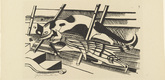 Gerhard Marcks. Cats (Die Katzen) from the portfolio New European Graphics, 1st Portfolio: Masters of the State Bauhaus, Weimar , 1921 (Neue europ&auml;ische Graphik, 1. Mappe: Meister des Staatlichen Bauhauses in Weimar , 1921). 1921