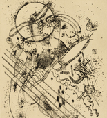 Vasily Kandinsky. Etching with Five Diagonals (Radierung mit f&uuml;nf Diagonalen). 1922