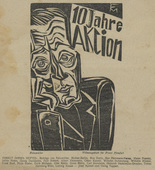 Conrad Felixm&uuml;ller, Grete R&uuml;hle, Georg Tappert. Die Aktion, vol. 11, no. 7/8. February 19, 1921