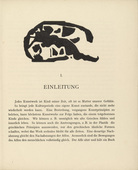 Vasily Kandinsky. Vignette next to 'Introduction" (Vignette bei "Einleitung") (headpiece, page 3) from &Uuml;ber das Geistige in der Kunst (Concerning the Spiritual in Art). 1911