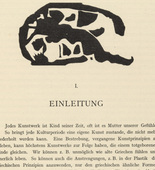 Vasily Kandinsky. Vignette next to 'Introduction" (Vignette bei "Einleitung") (headpiece, page 3) from &Uuml;ber das Geistige in der Kunst (Concerning the Spiritual in Art). 1911