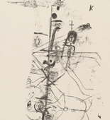 Paul Klee. Comedy of Birds (Vogelkom&ouml;die) for the portfolio 25 Original Lithographs by the Munich New Secession (25 Original-Lithographien der M&uuml;nchener Neuen Secession). 1918