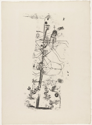 Paul Klee. Comedy of Birds (Vogelkom&ouml;die) for the portfolio 25 Original Lithographs by the Munich New Secession (25 Original-Lithographien der M&uuml;nchener Neuen Secession). 1918