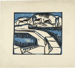 Karl Schmidt-Rottluff. Dunes and Pier (D&uuml;nen und Mole). (1917), published 1923