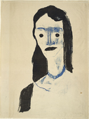 Emil Nolde. Mrs. A.S. (Frau A.S.). (1913)