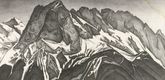 Alexander Kanoldt. Waxenstein Mountains (Waxenstein). (1928)