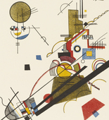 Vasily Kandinsky. Joyous Ascent (Fr&ouml;hlicher Aufstieg) from Masters' Portfolio of the Staatliches Bauhaus (Meistermappe des Staatlichen Bauhauses). 1923