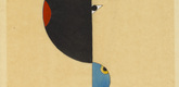 Lothar Schreyer. Colorform 2 (Night) (Farbform 2 [Nacht]) from the portfolio New European Graphics, 1st Portfolio: Masters of the State Bauhaus, Weimar, 1921 (Neue europ&auml;ische Graphik, 1. Mappe: Meister des Staatlichen Bauhauses in Weimar, 1921). 1921