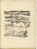 Max Pechstein. Untitled (plate, facing page 32) from Die Saml&auml;ndische Ode (The Samland Ode). 1918 (executed 1917)