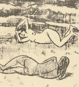 Max Pechstein. Untitled (plate, facing page 32) from Die Saml&auml;ndische Ode (The Samland Ode). 1918 (executed 1917)