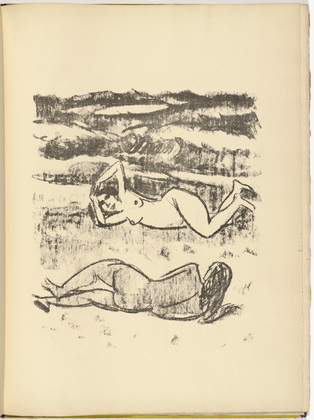 Max Pechstein. Untitled (plate, facing page 32) from Die Saml&auml;ndische Ode (The Samland Ode). 1918 (executed 1917)