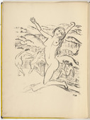Max Pechstein. Die Saml&auml;ndische Ode (The Samland Ode). 1918 (prints executed 1917)
