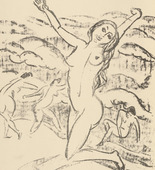 Max Pechstein. Die Saml&auml;ndische Ode (The Samland Ode). 1918 (prints executed 1917)