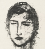 Jussuff Abbo. Head and Shoulders of a Girl (Kopf und Schulter eines M&auml;dchens). unknown