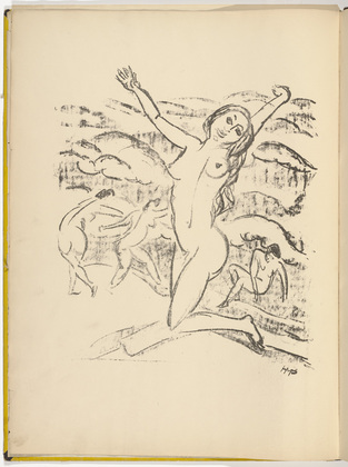 Max Pechstein. Die Saml&auml;ndische Ode (The Samland Ode). 1918 (prints executed 1917)