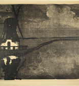 Emil Nolde. Mill by the Water (M&uuml;hle am Wasser). (1926)