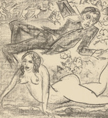 Max Pechstein. Untitled (plate, facing page 28) from Die Saml&auml;ndische Ode (The Samland Ode). 1918 (executed 1917)
