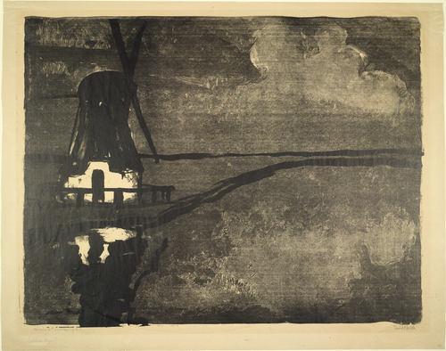 Emil Nolde. Mill by the Water (M&uuml;hle am Wasser). (1926)