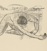 Max Pechstein. Untitled (plate, folio following title page) from Die Saml&auml;ndische Ode (The Samland Ode). 1918 (executed 1917)