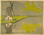 Emil Nolde. Mill by the Water (M&uuml;hle am Wasser). (1926)