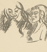 Max Pechstein. Untitled (in-text plate, page 7) from Die Saml&auml;ndische Ode (The Samland Ode). 1918 (executed 1917)