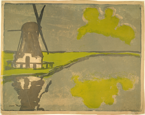Emil Nolde. Mill by the Water (M&uuml;hle am Wasser). (1926)
