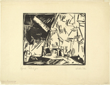 Lyonel Feininger. Windmill (Windm&uuml;hle) from the annual portfolio of the Alliance for the Advancement of German Art (Verbindung zur F&ouml;rderung deutscher Kunst). 1919 (published 1931)