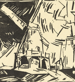 Lyonel Feininger. Windmill (Windm&uuml;hle) from the annual portfolio of the Alliance for the Advancement of German Art (Verbindung zur F&ouml;rderung deutscher Kunst). 1919 (published 1931)
