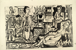 Ernst Ludwig Kirchner. Modern Bohemia (Boh&egrave;me Moderne). (1924)