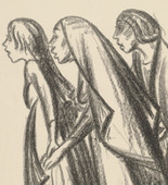 Ernst Barlach. Singing Girls (Singende M&auml;dchen). (1924)
