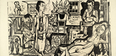 Ernst Ludwig Kirchner. Modern Bohemia (Boh&egrave;me Moderne). (1924)