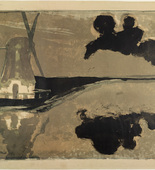 Emil Nolde. Mill by the Water (M&uuml;hle am Wasser). (1926)