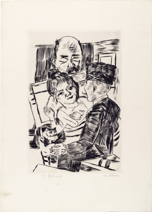 Max Beckmann. The Fur Cap (Die Pelzm&uuml;tze). (1923)