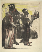 Emil Nolde. Die heiligen drei K&ouml;nige (The Three Magi). (1913)